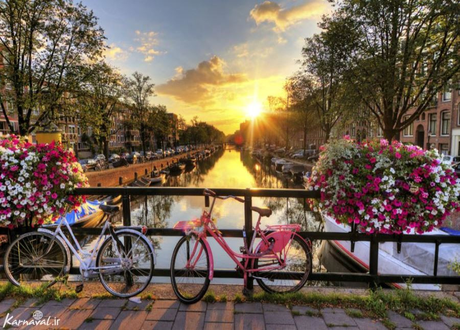 کانال های آمستردام ; رویایی در کشور لاله ها