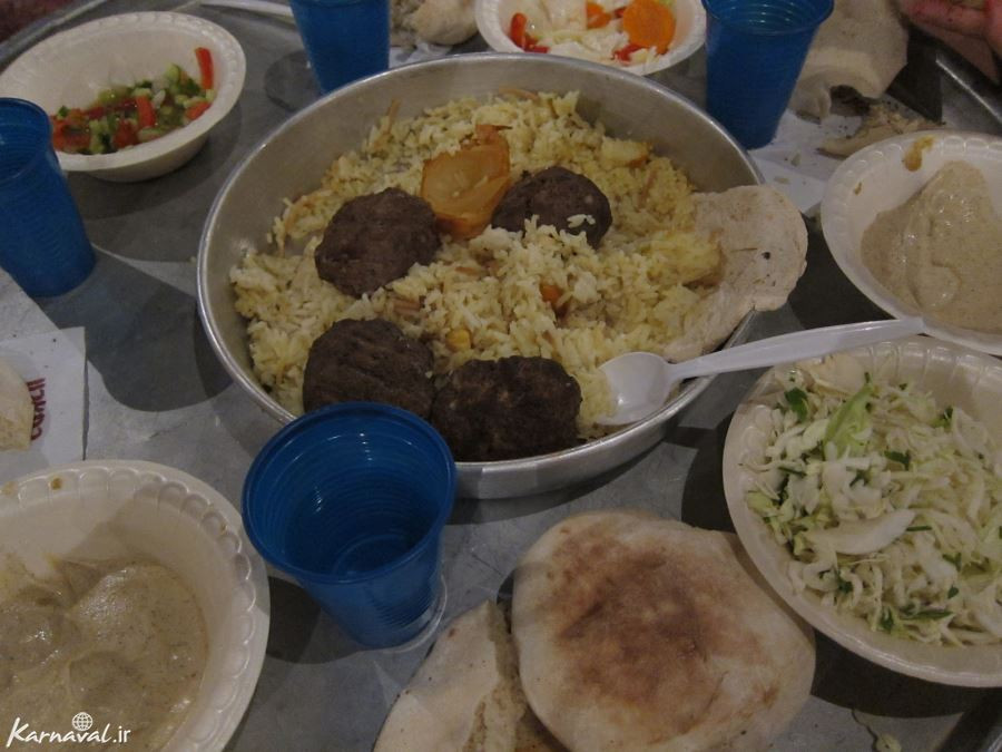 غذا در صحرای رم