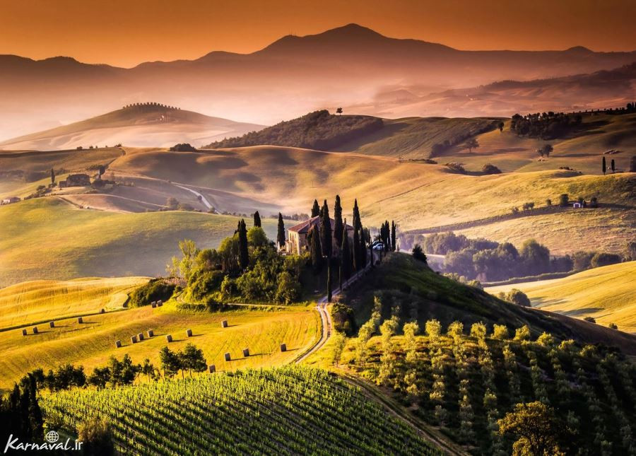 تصاویری زیبا از توسکانی ، بهشت ایتالیا