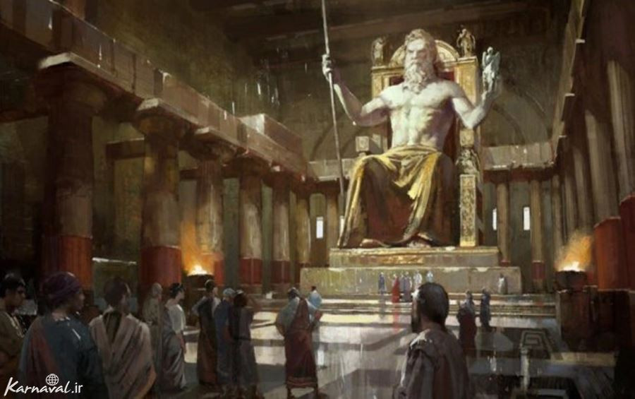تندیس زئوس در المپیا