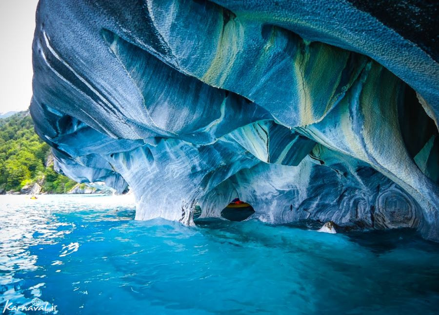غارهای مرمرین شیلی 