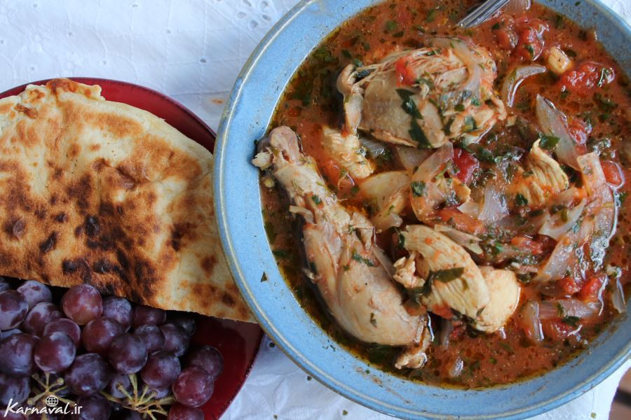 چخخبیلی غذای گرجی