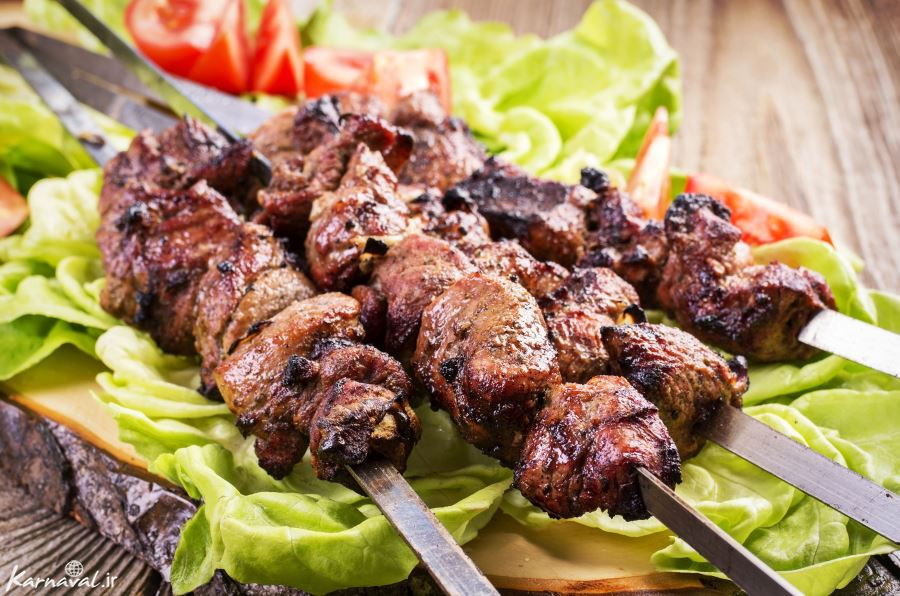 شیشیلیک غذاهای گرجی