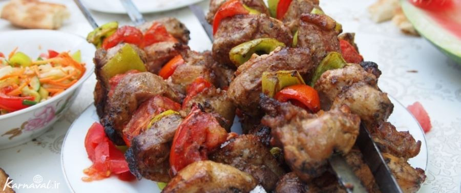 شیشیلیک غذاهای گرجی