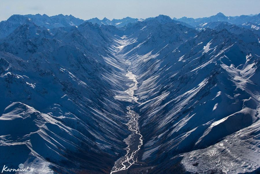 دره های یخ زده
