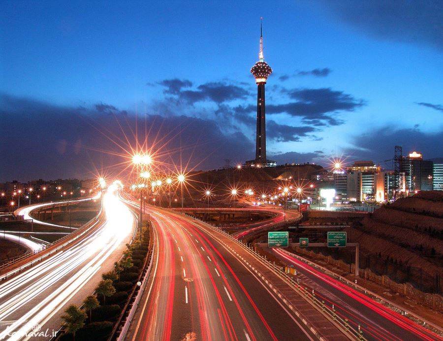 تصاویر رویایی از شب های تهران
