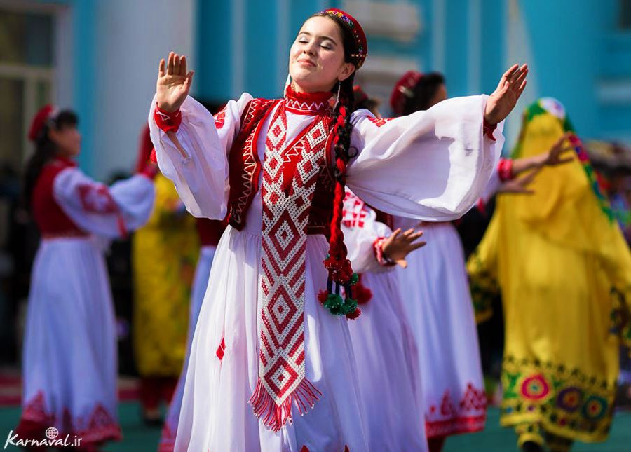 تصاویری از حال و هوای عید نوروز در شهر دوشنبه تاجیکستان