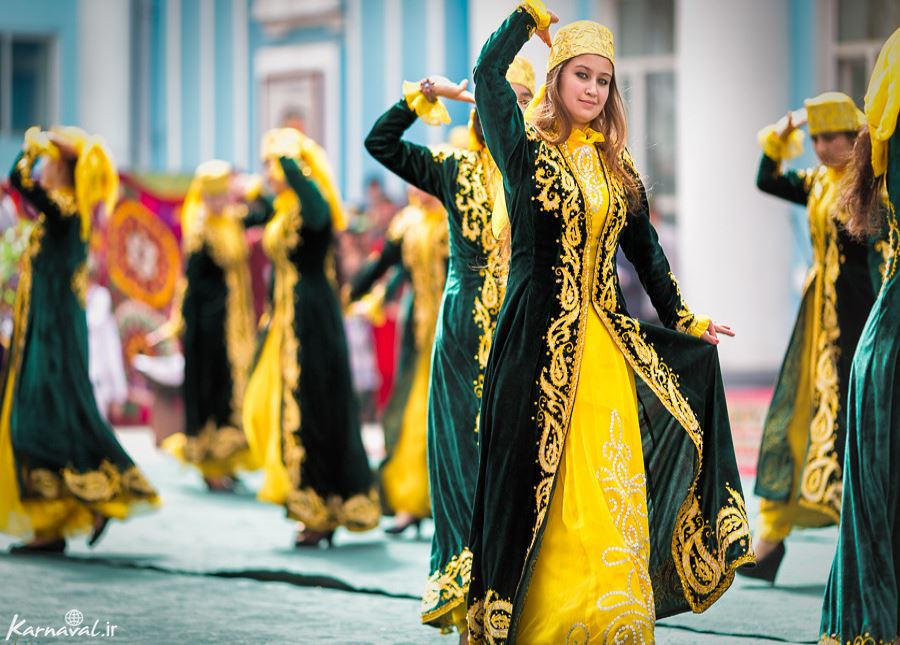 رقص نوروزی در تاجیکستان ☀️ کارناوال