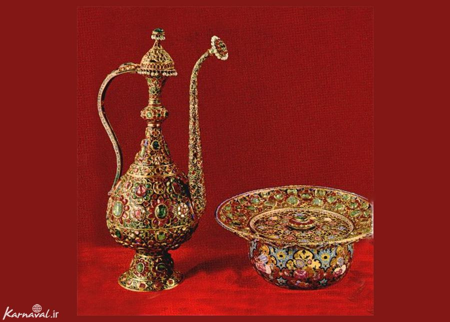 آفتابه و لگن سلطنتی