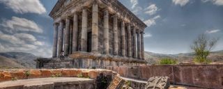 نمای خارجی معبد گارنی ارمنستان نمای خارجی معبد گارنی ارمنستان