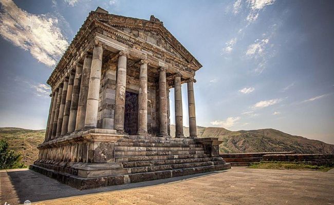 نمای خارجی معبد گارنی ارمنستان نمای خارجی معبد گارنی ارمنستان