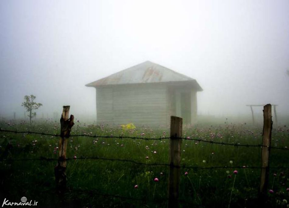 کلبه ای در آغوش مه، ییلاق اولسبلنگاه | Photo by : Ali Karimi