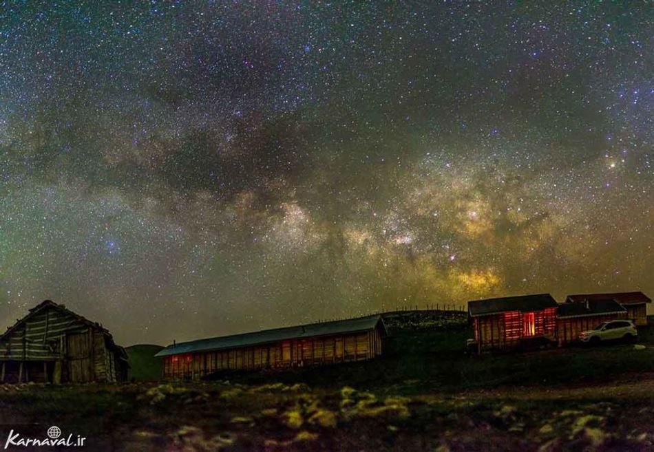 آسمان شب ییلاق اولسبلنگاه | Photo by : Ali Karimi