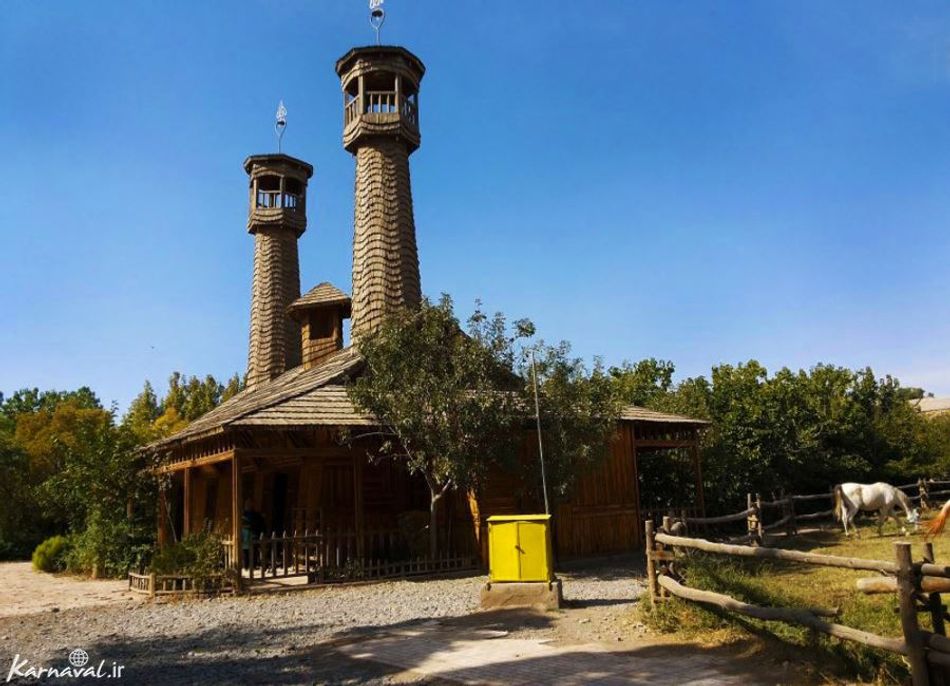 مسجد چوبی دهکده چوبی نیشابور