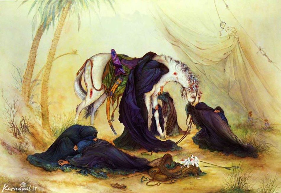 تابلوی عصر عاشورای محمود فرشچیان | Photo by : Unknown