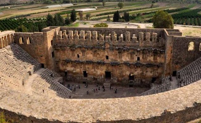 آمفی تئاتر آسپندوس آنتالیا آمفی تئاتر آسپندوس آنتالیا