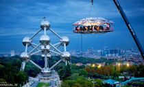 رستوران دینر این د اسکای در بروکسل رستوران دینر این د اسکای در بروکسل