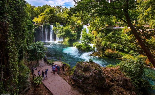 آبشارهای دودن آنتالیا آبشارهای دودن آنتالیا