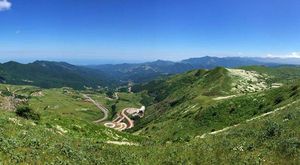 نمایی از جنگل فندقلو از بالای تله کابین حیران نمایی از جنگل فندقلو از بالای تله کابین حیران