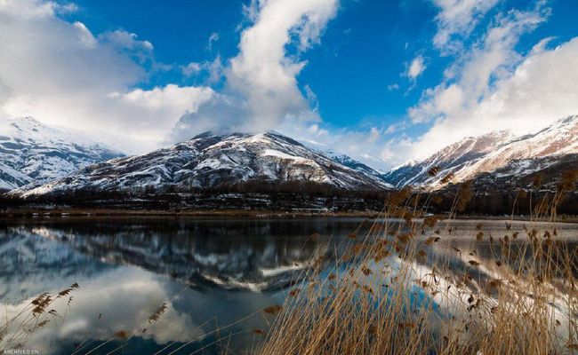 دریاچه اوان الموت در زمستان دریاچه اوان الموت در زمستان