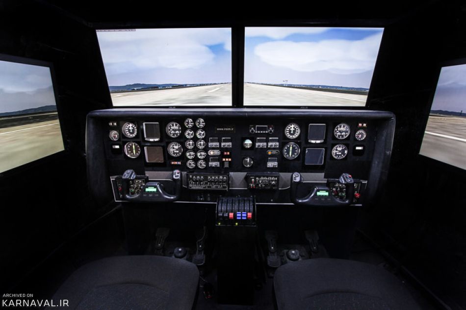 شبیه ساز پرواز | Photo by : Unknown