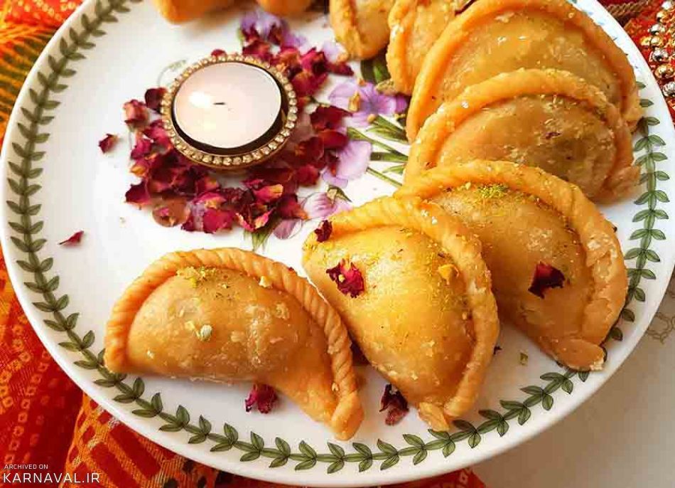 گوجیا غذای هندی | Photo by : Unknown