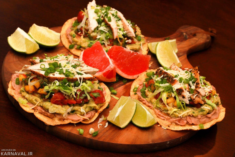 توستاداس غذای مکزیکی | Photo by : Dina Balanuta