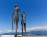 مجسمه علی و نینو باتومی مجسمه علی و نینو باتومی