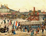 نقاشی دوران ترور میدان کنکورد نقاشی دوران ترور میدان کنکورد