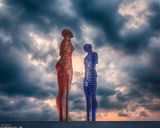 مجسمه علی و نینو باتومی مجسمه علی و نینو باتومی