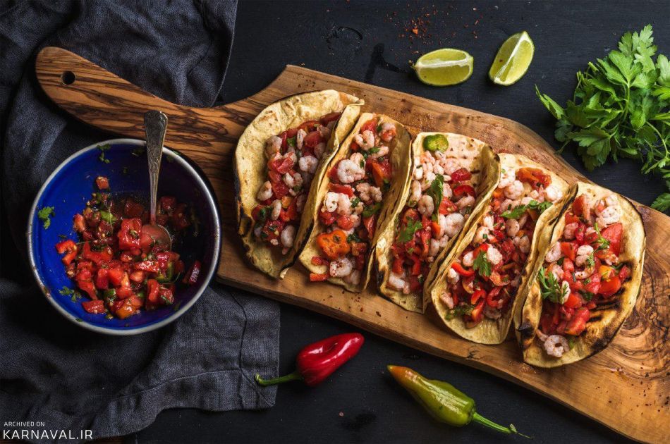 تاکو غذای مکزیکی | Photo by : Anna Ivanova