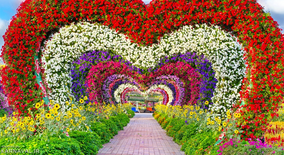 باغ گل معجزه دبی | آدرس ، عکس و معرفی (1400) ☀️ کارناوال