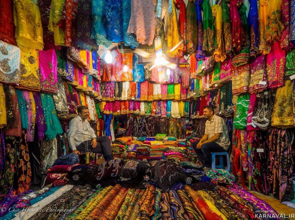 پارچه های رنگی عشایر شیراز | Photo by : Chin Hock Lee