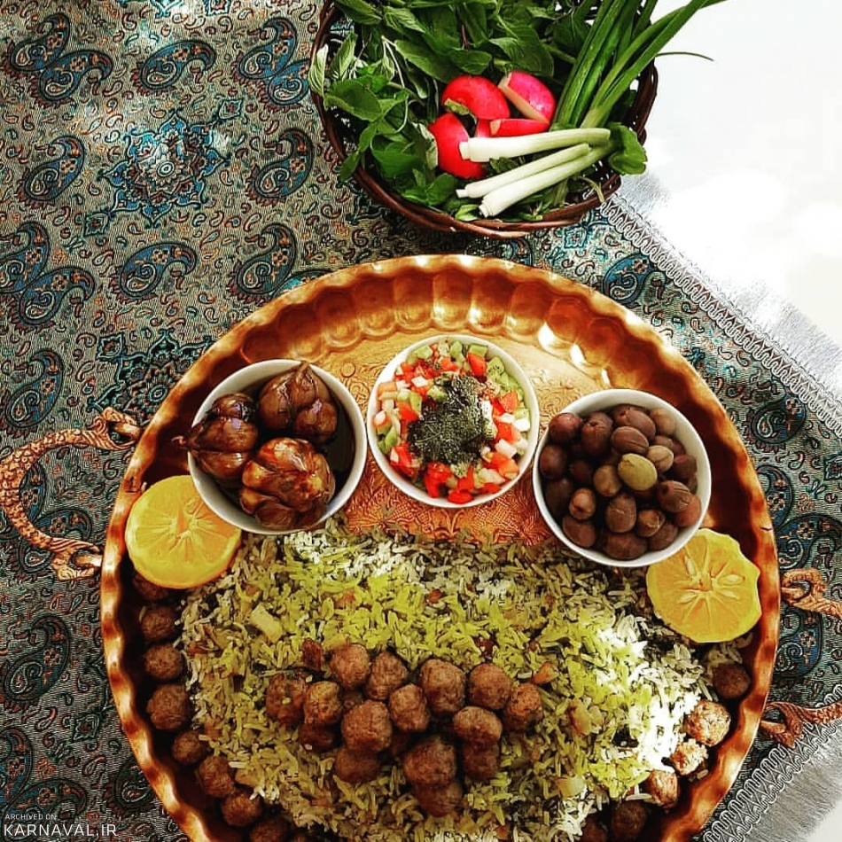 کلم پلوی شیراز
