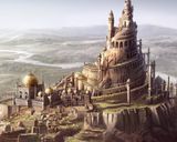 تصویر بازسازی شده قلعه الموت تصویر بازسازی شده قلعه الموت