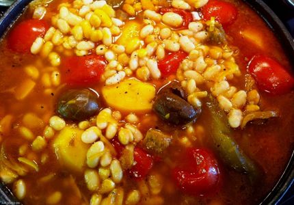 غذاهای سنتی یزد آبگوشت گوجه و بادمجان | Photo by : Unknown