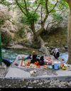 آبشار آب سفید آبشار آب سفید