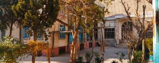 حیاط کنیسه حییم تهران حیاط کنیسه حییم تهران