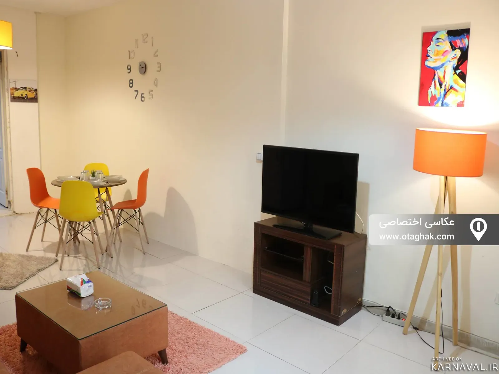 آپارتمان مبله تیراژه در پونک  تهران