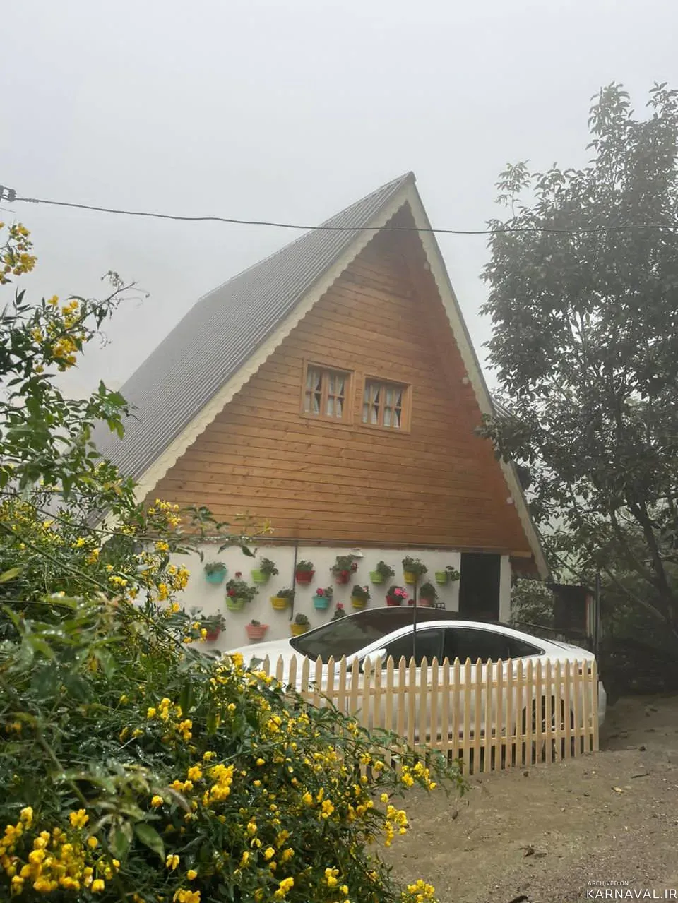 کلبه چوبی اربکله با جکوزی رامسر