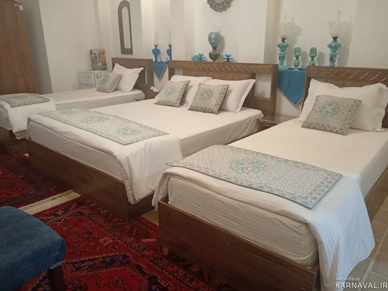 هتل سنتی نبوی (فیروزه ای) با صبحانه رایگان قزوین هتل سنتی نبوی (فیروزه ای) با صبحانه رایگان قزوین
