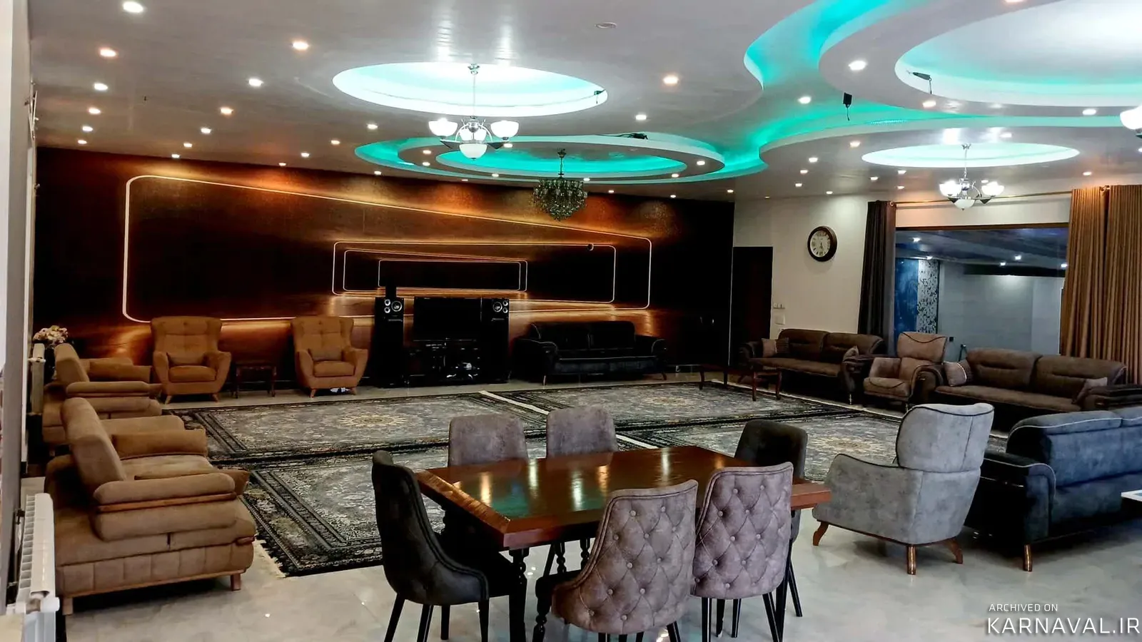 ویلا استخردار آبگرم دورهمی با جکوزی  شهریار