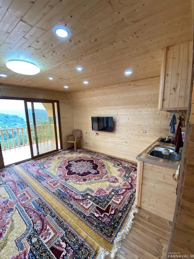 کلبه جنگلی طبیعت زیبا  شیرگاه