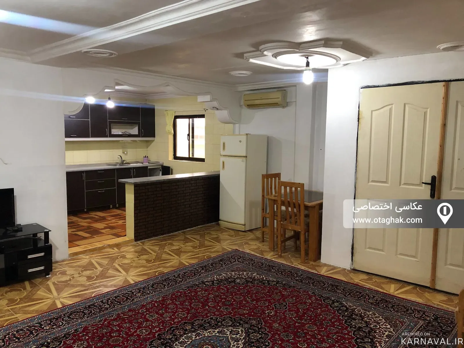 خانه مبله سام (طبقه همکف) نزدیک جنگل چالوس