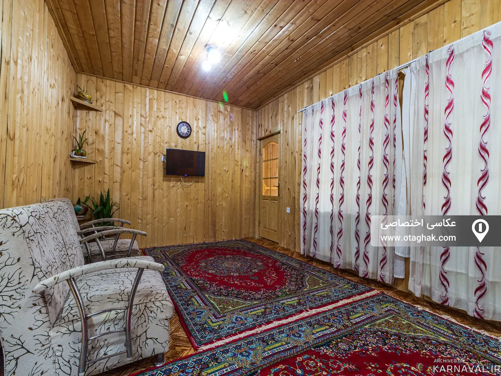 کلبه  چوبی گل تاج ماسال