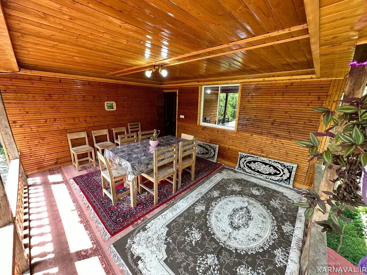 کلبه  چوبی احمدی شیرگاه