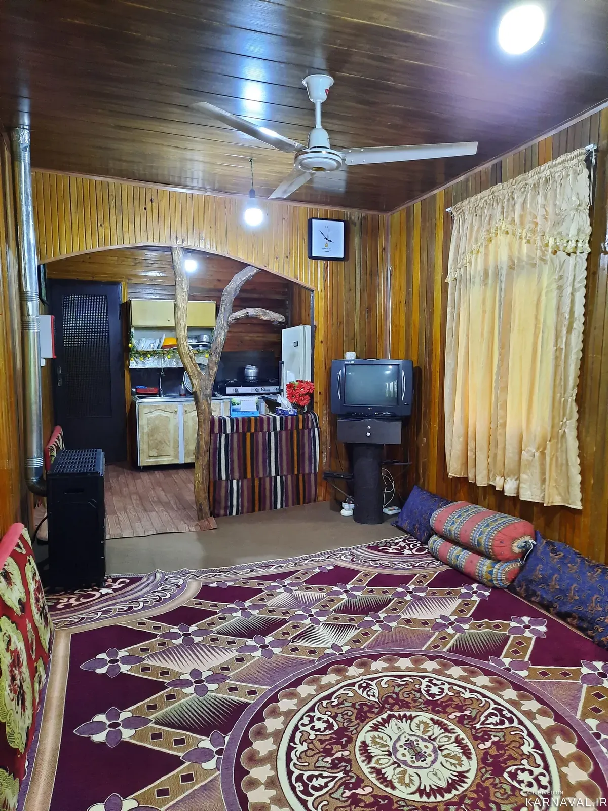 کلبه چوبی تیرکن سوادکوه