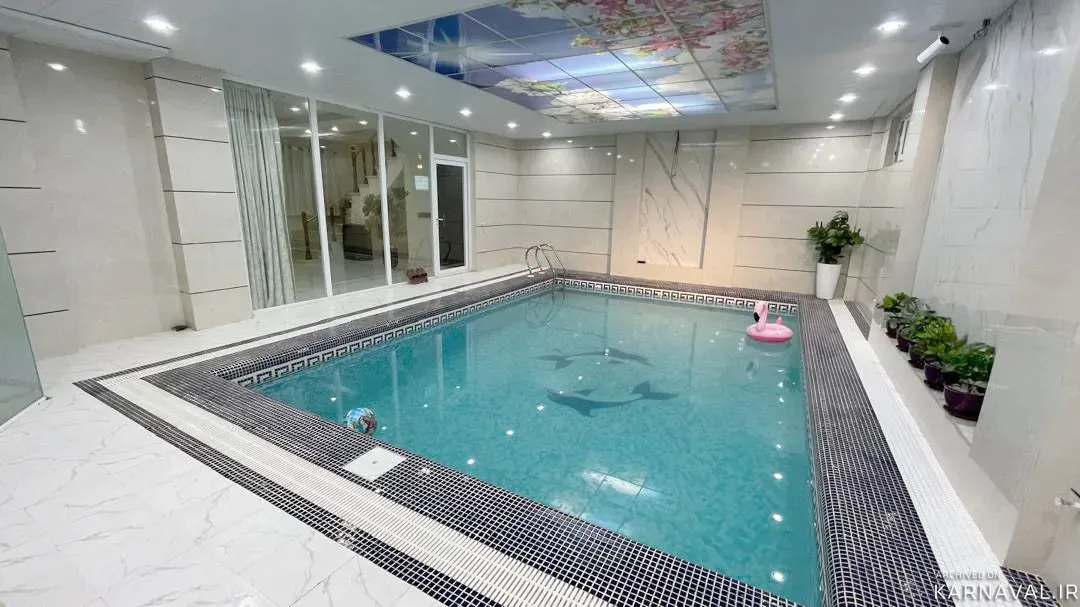 ویلا استخردار آبگرم عمارت رومی نمک آبرود ویلا استخردار آبگرم عمارت رومی نمک آبرود