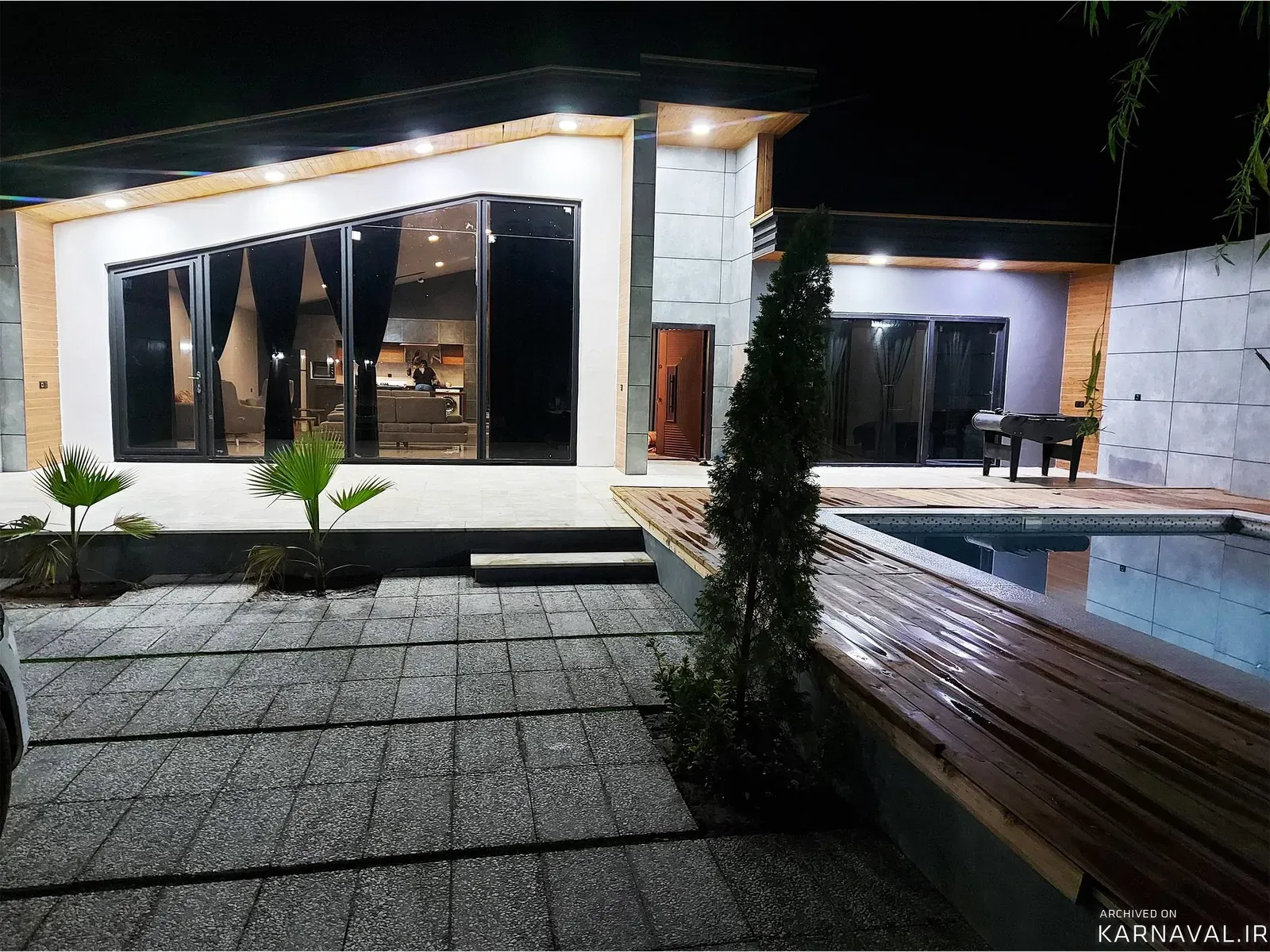 ویلا استخردار لوکس آبگرم حلما با بیلیارد سهیلیه