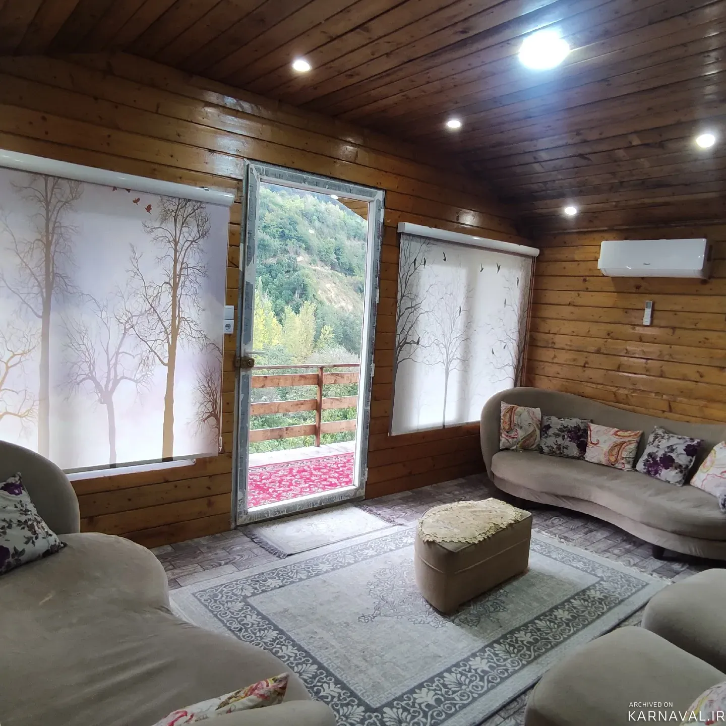 کلبه چوبی ماه تی تی سوادکوه